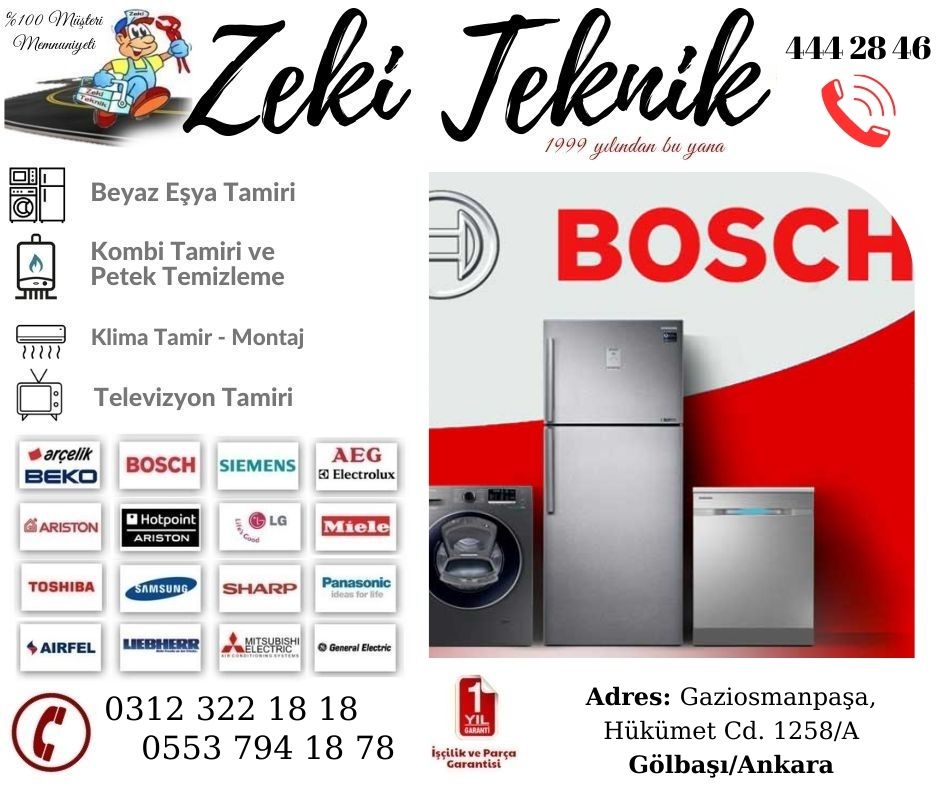 Gölbaşı Bosch Servisi