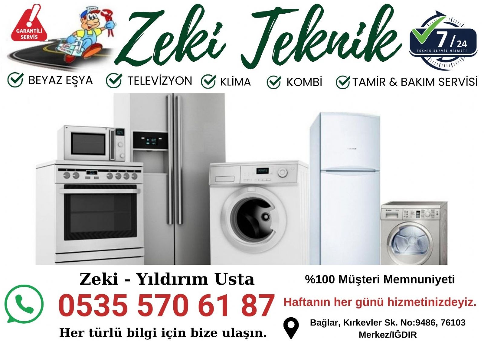 Iğdır Bosch Servisi