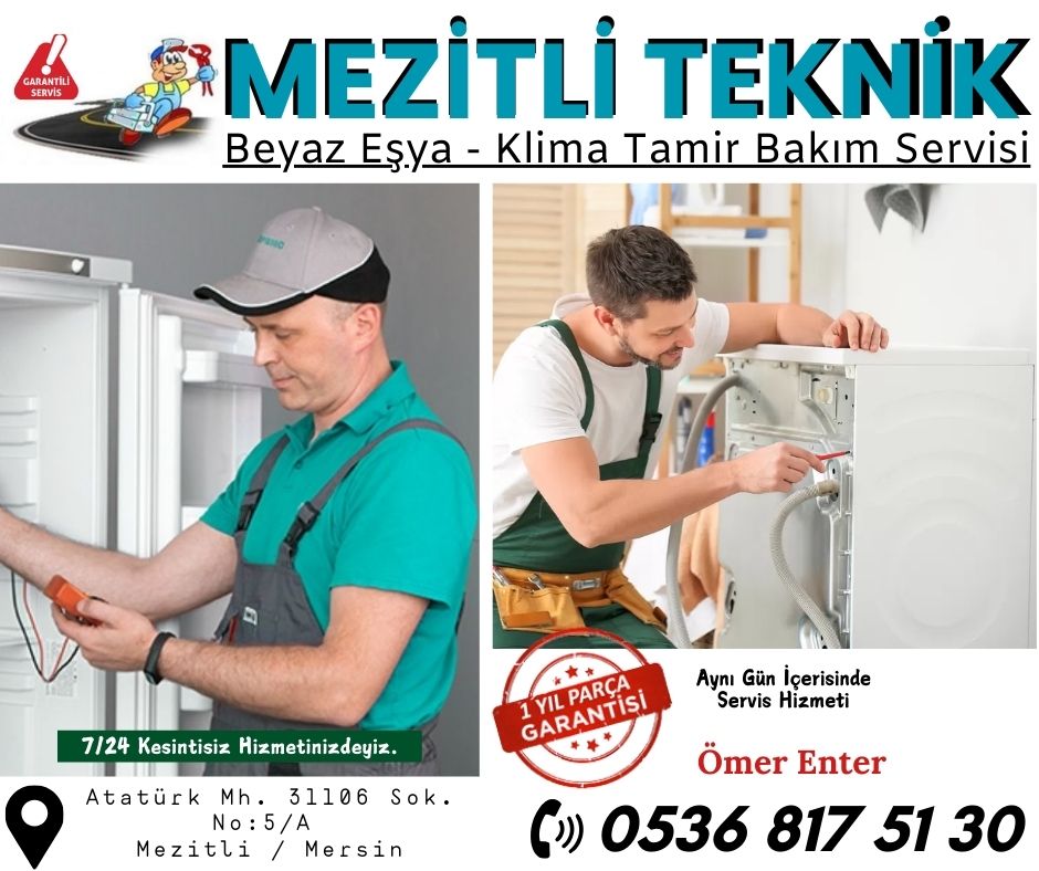 Mezitli Bosch Beyaz Eşya Servisi
